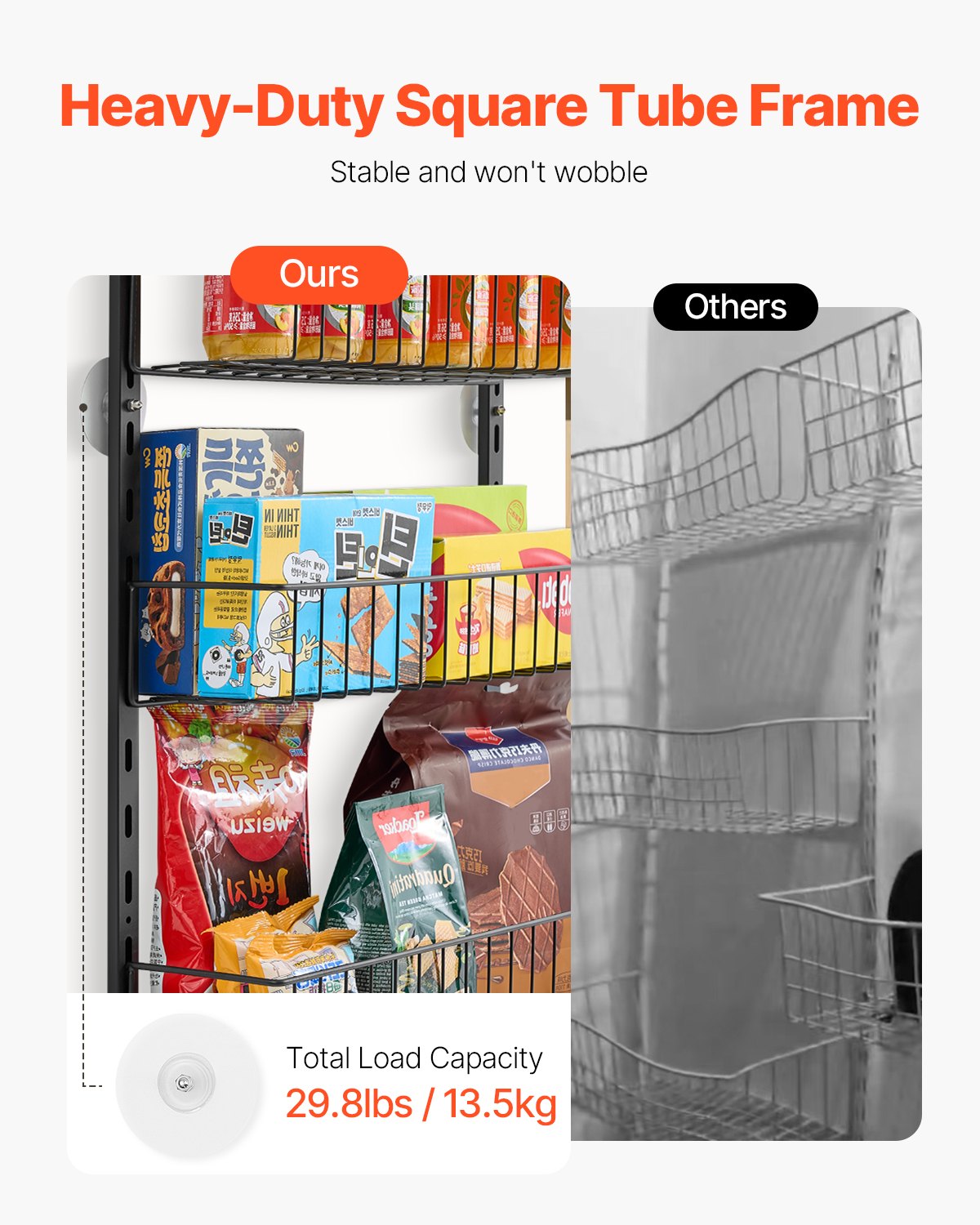 9-Tier Over The Door Pantry Organizer – Adjustable Hanging Storage Rack for Kitchen & Home