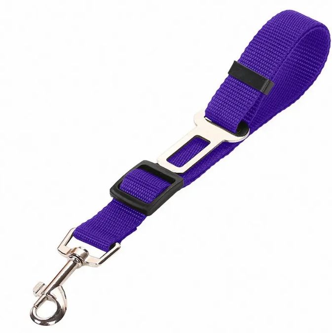 Adjustable Dog Car Seat Belt – Durable Pet Safety Leash for Safe Travel